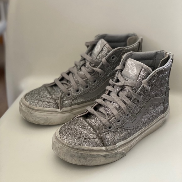 vans sparkle high tops